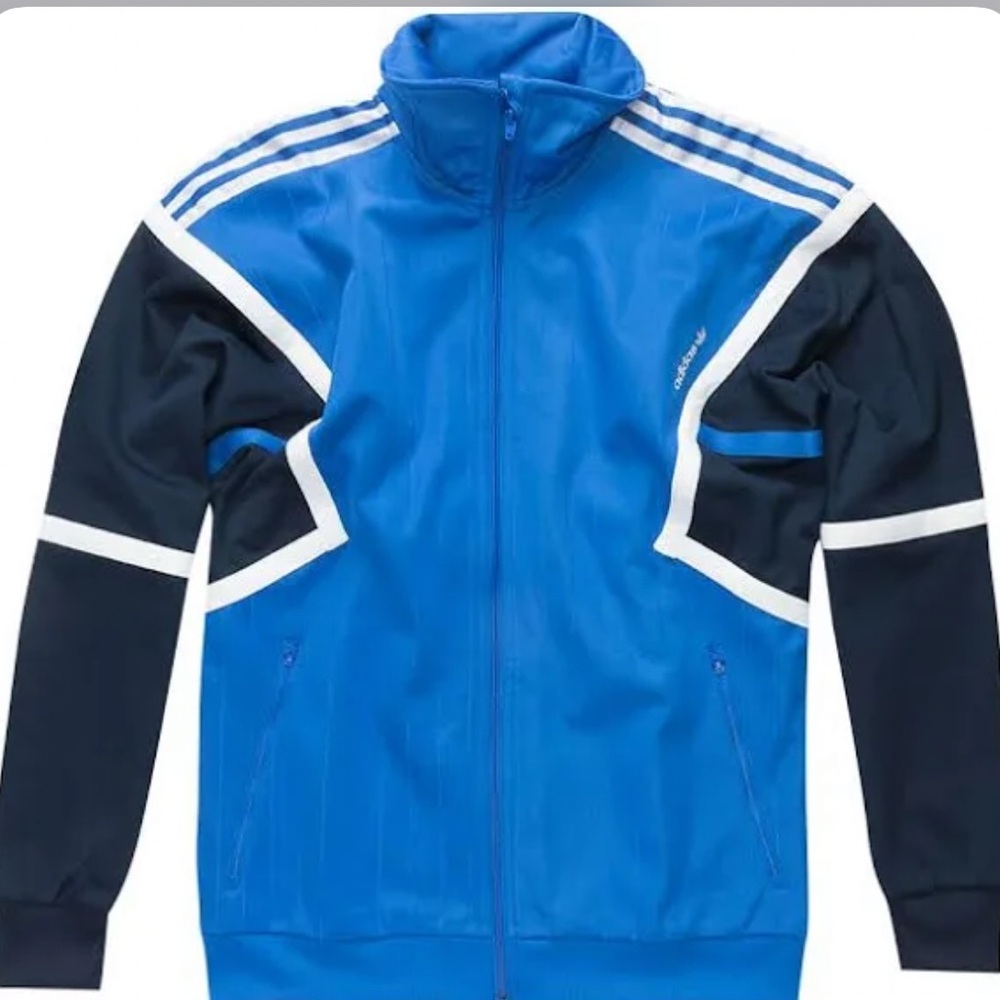 Adidas Royal Blue Zip-Up Jacket
